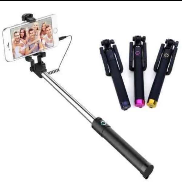 Portable Pocket Selfie Stick Wired
