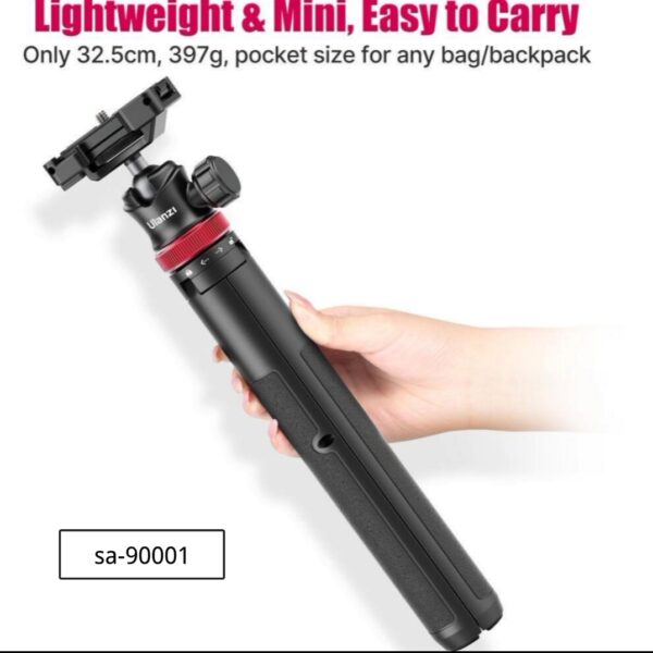 ULANZI MT-44 Extendable Tripod Selfie Stick Phone Holder Clip Vlog Mount For Smartphone DSLR Go Pro Cameras