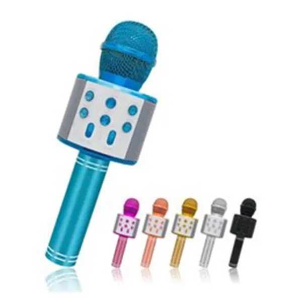 WS-858 Wireless Handheld Microphone KTV Karaoke Stereo USB Player Bluetooth